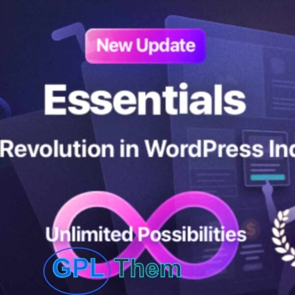 Essentials – Multipurpose WordPress Theme [Free Download] Essentials is a modern, high-performance WordPress theme that brings together design innovation and powerful features—without the need for coding. Whether you're building a business website, online store, agency portfolio, or blog, Essentials empowers you to create stunning, professional websites effortlessly.