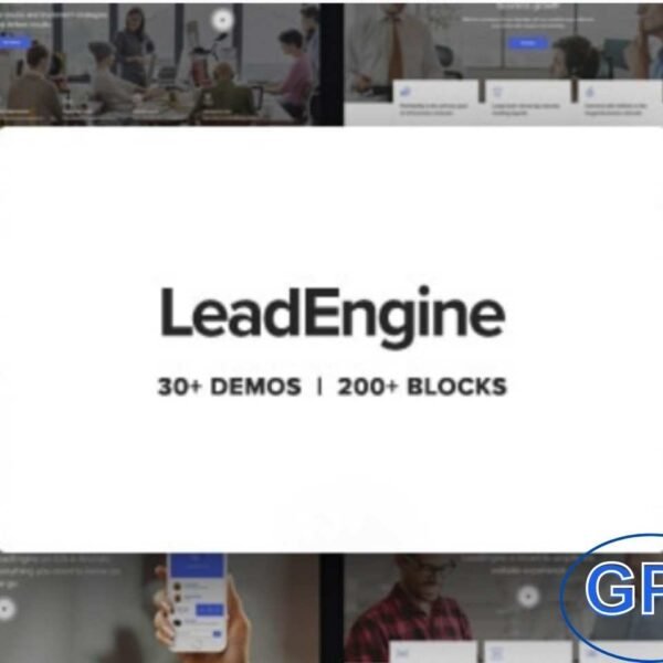 LeadEngine – Multi-Purpose WordPress Theme Built for Business Success LeadEngine is a powerful, all-in-one WordPress theme designed to help businesses of all sizes create professional, high-performing websites with ease. Whether you're building a corporate site, startup landing page, or service-based website, LeadEngine combines stunning design with a robust set of tools to help you launch fast and make a lasting first impression.