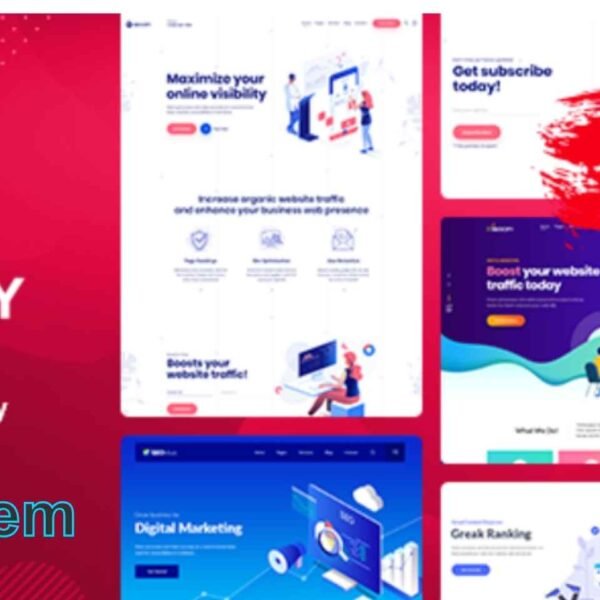 Seocify – SEO & Digital Marketing Agency WordPress Theme Seocify is a modern, feature-rich WordPress theme specifically crafted for SEO agencies, digital marketing firms, and online businesses looking to create a strong online presence. Built using the intuitive Elementor drag-and-drop page builder and the Revolution Slider, Seocify allows you to launch a stunning, high-performance website with ease—no coding required.