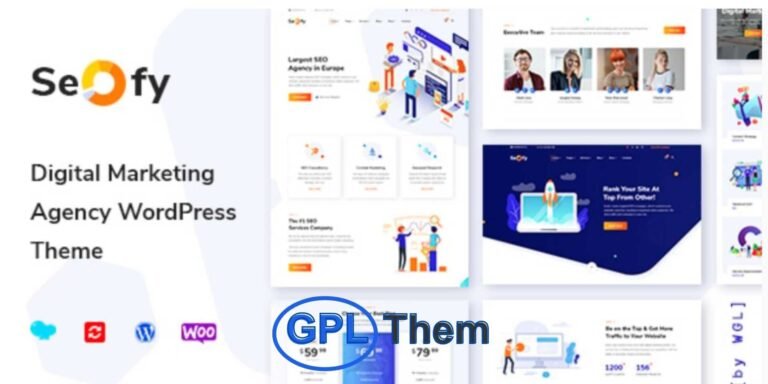 Seofy – SEO & Digital Marketing WordPress Theme Seofy is a premium WordPress theme crafted specifically for SEO agencies, digital marketing companies, and B2B service providers. Designed with precision and built by experts, this modern and versatile template is the perfect solution for showcasing your digital services with clarity and impact.