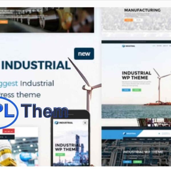 Industrial – WordPress Theme for Factories, Manufacturing & Industrial Companies Industrial is a powerful and professional WordPress theme designed specifically for businesses in the manufacturing, construction, factory, laboratory, and industrial sectors. With a clean, corporate design and advanced functionality, this theme helps industrial companies create a strong and trustworthy online presence.