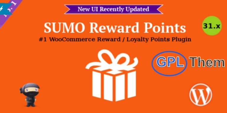 SUMO Reward Points – Complete Loyalty & Points System for WooCommerce SUMO Reward Points is the most powerful and feature-rich WooCommerce loyalty rewards plugin, designed to help you boost customer engagement and increase repeat purchases. With this all-in-one reward points system, you can easily incentivize customers for a wide range of actions, including product purchases, account registration, writing reviews, referrals, and social media promotion.