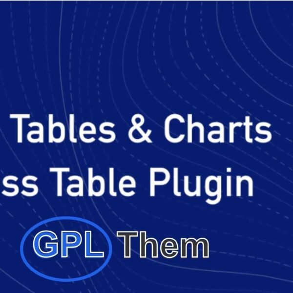 wpDataTables v7.2 – Tables and Charts Manager + All Addons