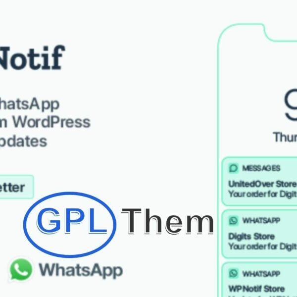 WPNotif – SMS & WhatsApp Notifications Plugin for WordPress and WooCommerce WPNotif is a powerful WordPress plugin that enables you to send real-time SMS and WhatsApp notifications directly from your website. Seamlessly integrated with WooCommerce, WPNotif allows you to keep customers informed with automated updates on their orders.