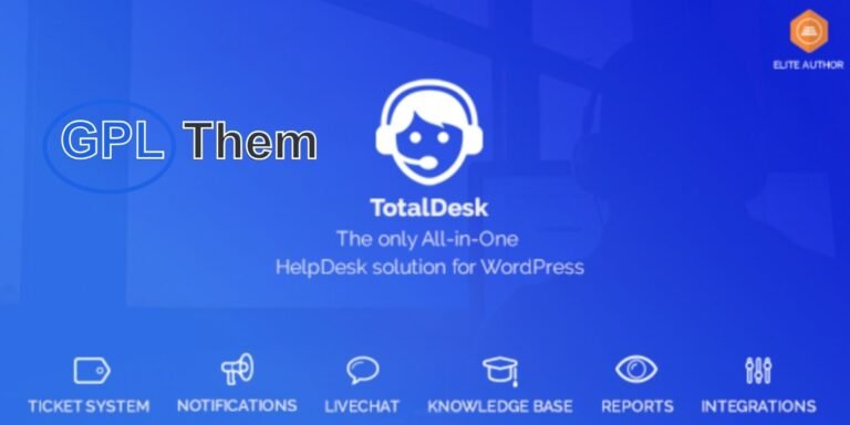 TotalDesk – All-in-One Helpdesk, Live Chat & Ticketing Plugin for WordPress TotalDesk is the ultimate all-in-one helpdesk plugin for WordPress, combining everything you need to deliver exceptional support from a single platform. Say goodbye to juggling multiple plugins!