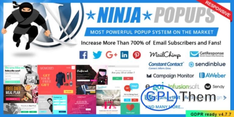 Ninja Popups – Powerful Popup Plugin for WordPress Ninja Popups is a top-rated WordPress popup plugin designed to boost conversions and grow your email list. Whether you want users to subscribe to your newsletter, unlock content by sharing, or take advantage of a limited-time offer, Ninja Popups makes it easy to engage visitors and increase interactions.