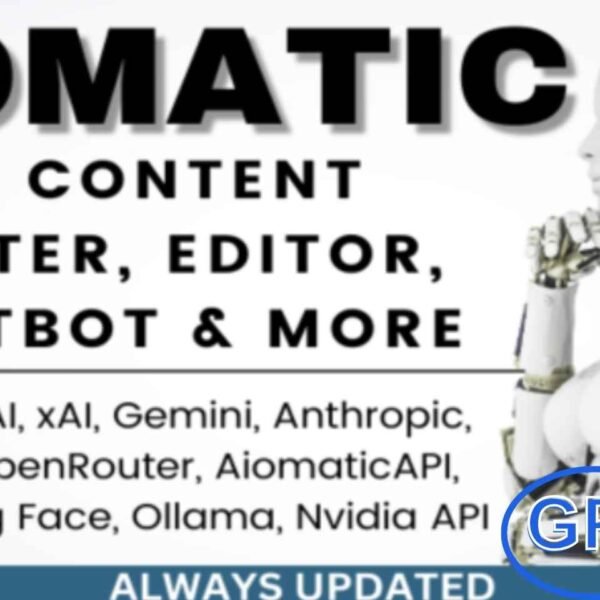 AIomatic – Automatic AI Content Writer Plugin for WordPress AIomatic is a powerful AI content generator plugin for WordPress that helps you automatically create new posts or refresh existing content using advanced AI technology.