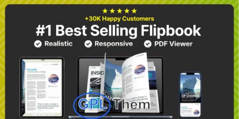 Real3D FlipBook – Interactive 3D Flipbook Plugin for WordPress Real3D FlipBook is a premium WordPress plugin that transforms your PDFs and images into stunning, interactive 3D flipbooks, offering a realistic page-turning experience right on your website—no Flash required.