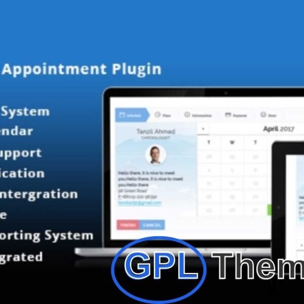 Booked – Simple & Powerful Appointment Booking Plugin for WordPress Booked is a feature-rich and user-friendly WordPress appointment booking plugin that makes it easy to manage and schedule appointments directly from your website. Ideal for service providers, consultants, salons, doctors, and more.