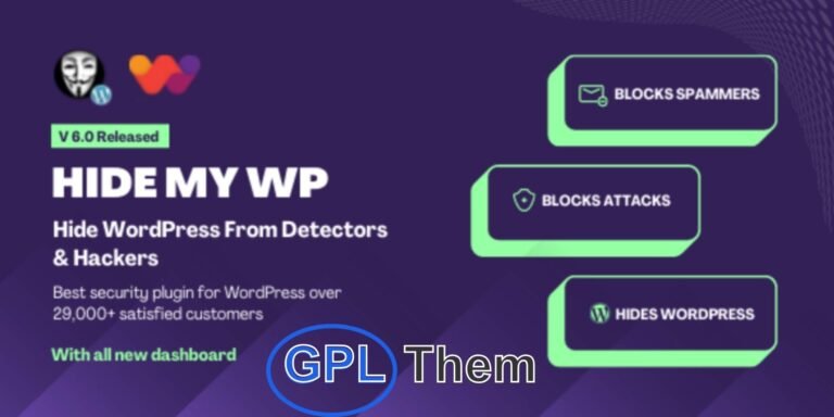 Hide My WP – Powerful WordPress Security & Protection Plugin Hide My WP is an advanced WordPress security plugin that protects your website from hackers and bots by hiding the fact that you're using WordPress—without changing any core files or folders.