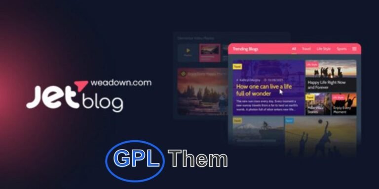 JetBlog – Advanced Blogging Addon for Elementor Page Builder JetBlog is a powerful Elementor plugin designed to elevate your blog with stylish content widgets and advanced layout features. Ideal for bloggers, news websites, and content creators, JetBlog lets you showcase posts using eye-catching smart tiles, dynamic text tickers, and flexible video layouts—all with zero coding required.