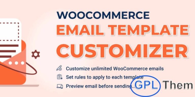 Make – Email Customizer for WooCommerce: Design Professional Emails with Ease Make – Email Customizer for WooCommerce gives you complete control over the design and content of your WooCommerce transactional emails—no coding required. Easily personalize your store’s emails using the intuitive WordPress Customizer interface. Adjust colors, headers, footers, fonts, and layout; add custom text, buttons, social media links, and more—all with live previews and built-in shortcode support.