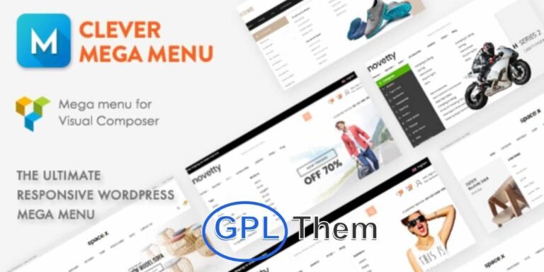 Clever Mega Menu for Elementor – Create Fully Responsive & Feature-Rich Navigation Menus Clever Mega Menu for Elementor Pro is a powerful and user-friendly extension that lets you design fully customizable, responsive mega menus directly within the Elementor Page Builder. With intuitive controls and drag-and-drop functionality, you can easily build dropdown menus packed with rich content modules such as images, icons, text, widgets, and more—no coding required.