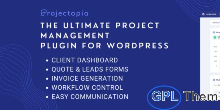 Projectopia – WordPress Project Management Plugin Projectopia (formerly known as CQPIM) is a powerful and fully-featured project management plugin for WordPress, originally developed by a web agency in Brighton, UK, to streamline internal operations with clients and team collaboration.