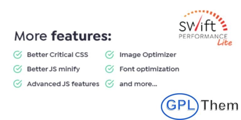 Swift Performance – WordPress Caching & Speed Optimization Plugin Swift Performance is a powerful all-in-one WordPress cache and performance optimization plugin designed to dramatically improve your website’s loading speed and overall user experience.