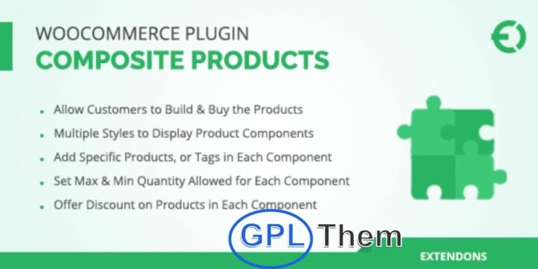 WooCommerce Composite Products Extension – Build Custom Product Kits with Ease The WooCommerce Composite Products extension empowers your store to offer customizable and configurable product kits tailored to each customer’s needs. Ideal for creating dynamic product bundles—such as custom-built PCs, skateboards, curated gift boxes, or made-to-order jewelry—this extension lets users mix and match components to build their perfect product.