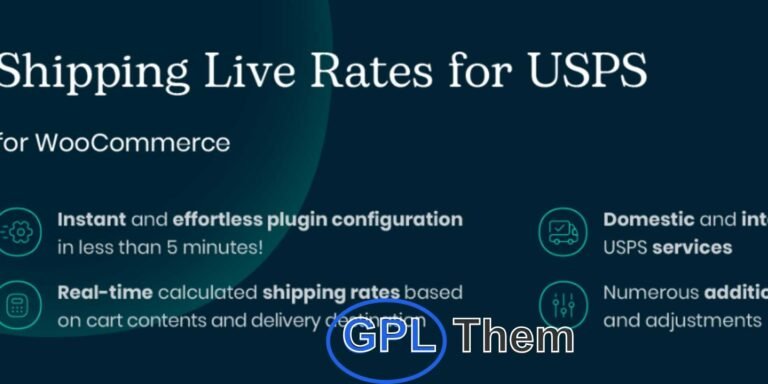 WooCommerce USPS Shipping Method – Real-Time Shipping Rates from USPS The WooCommerce USPS Shipping Method extension seamlessly integrates your store with the United States Postal Service (USPS)—the largest shipping network in the U.S. Provide your customers with accurate, real-time shipping rates directly on the checkout page, based on their location and order details.