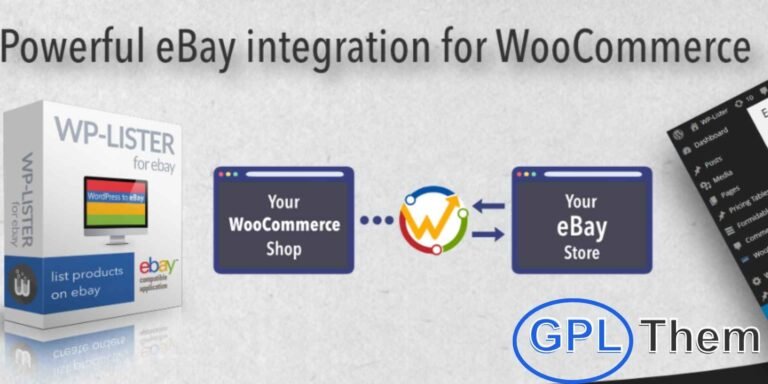 WP-Lister Pro for eBay – Seamlessly List WooCommerce Products on eBay WP-Lister Pro for eBay is a powerful plugin that connects your WooCommerce store with your eBay account, allowing you to list and manage products effortlessly across both platforms. Easily select multiple products from your WooCommerce dashboard, apply predefined profiles, and publish them to eBay in just a few clicks.