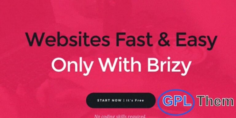 Brizy Pro – Advanced WordPress Page Builder with Dynamic Content Integration Brizy Pro is a powerful and intuitive WordPress website builder plugin that brings unmatched simplicity to designing dynamic websites. With its drag-and-drop interface and visual editing tools, Brizy Pro allows you to build and customize every part of your site—no coding required.