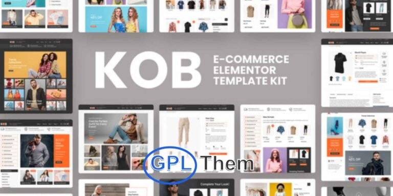 Kob – E-Commerce Elementor Pro Template Kit