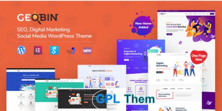 GeoBin – SEO & Digital Marketing WordPress Theme for Agencies and Businesses GeoBin is a powerful and versatile WordPress theme crafted specifically for digital marketing agencies, SEO specialists, SEM firms, B2B businesses, and corporate websites. Whether you're building a site for your marketing agency, startup, or consultancy, GeoBin offers everything you need to launch a professional, high-performing website.
