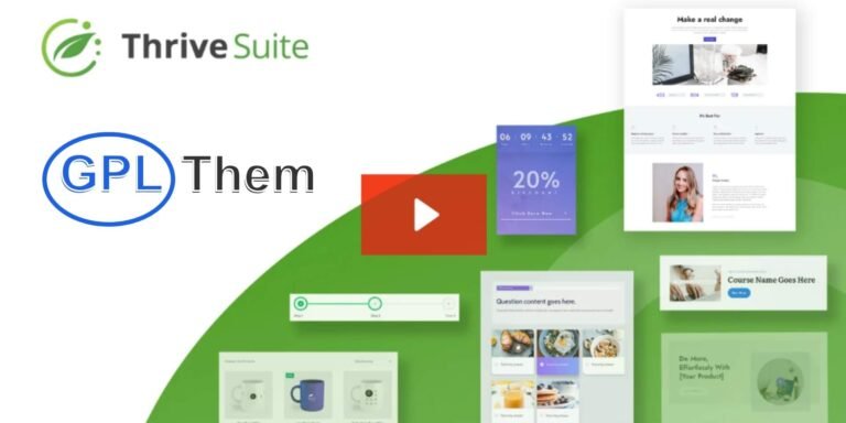 All Thrive WordPress Plugins Pack – Complete Conversion-Focused Toolkit Looking to supercharge your WordPress website with powerful tools for lead generation, conversion optimization, and content building? The All Thrive Plugins Pack is your all-in-one solution.