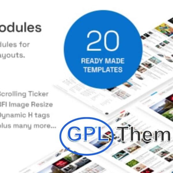 WP Post Modules for NewsPaper and Magazine Layouts v2.5.0