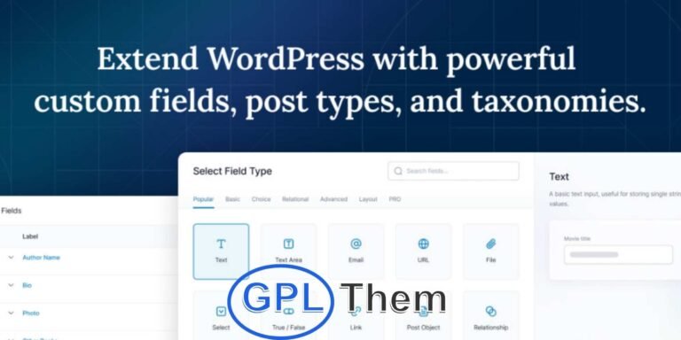 Advanced Custom Fields Pro (ACF Pro) – Powerful WordPress Plugin for Custom Data Management Advanced Custom Fields Pro (ACF Pro) is the ultimate WordPress plugin for developers, designers, and advanced users who want full control over custom field data and edit screens. With an intuitive interface and flexible field options, ACF Pro lets you effortlessly create and manage custom content across your WordPress site.