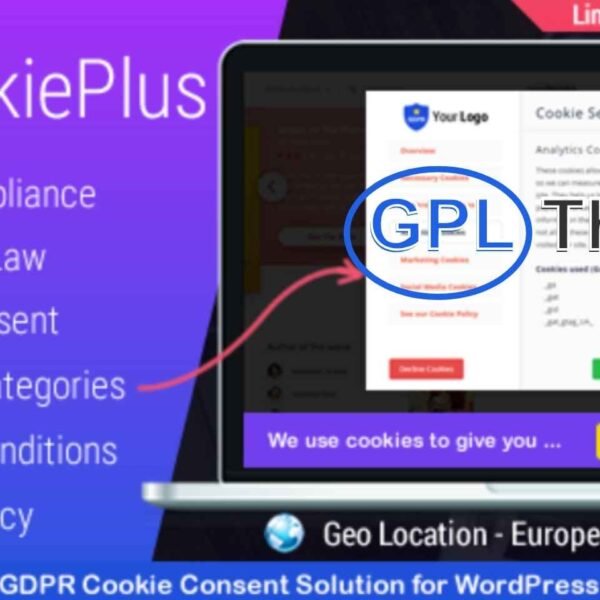 Cookie Plus – Complete GDPR Cookie Consent Plugin for WordPress Cookie Plus GDPR is a comprehensive cookie consent solution designed to help WordPress websites fully comply with GDPR regulations. This powerful plugin automatically blocks all non-essential cookies until the user gives explicit consent—ensuring that no script or plugin can store cookies in the browser without prior approval.