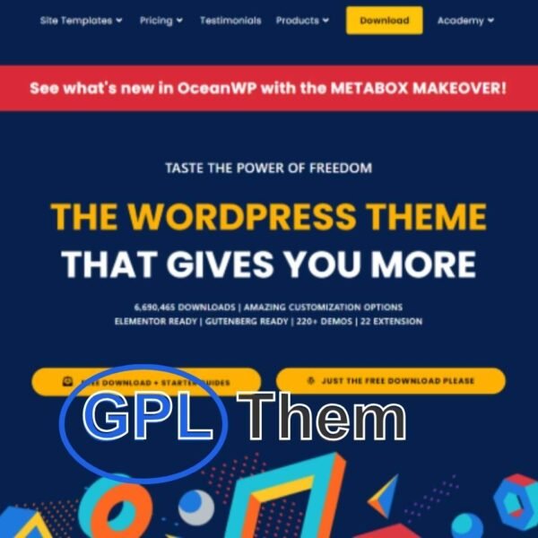 OceanWP Theme v4.0.9 + All Addons (Core Extensions Bundle)