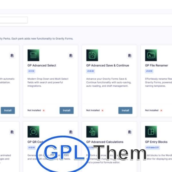 Gravity Perks – Essential Add-Ons for Gravity Forms WordPress Plugin Gravity Perks is a powerful suite of 39+ premium add-ons for Gravity Forms, designed to supercharge your form-building capabilities in WordPress. Developed by the trusted team at Gravity Wiz, this plugin enhances the flexibility, functionality, and performance of your forms—making complex tasks easy without the need for custom code.