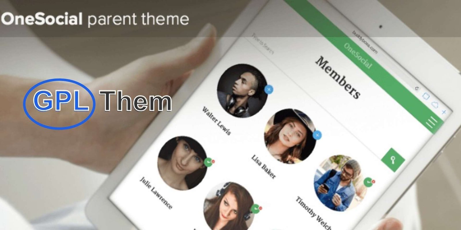 BuddyBoss – OneSocial Theme BuddyBoss – OneSocial Theme for WordPress Community Sites OneSocial by BuddyBoss is the ultimate WordPress theme for building vibrant online communities, whether you're launching a small network or managing a large, customized social platform. Designed for performance, simplicity, and user engagement, OneSocial delivers a sleek and responsive layout that fits any community-driven project.