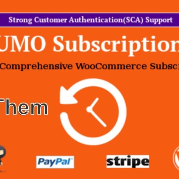 WooCommerce Subscriptions Extension – Recurring Payments Plugin for WordPress Unlock predictable, recurring revenue with the WooCommerce Subscriptions plugin for WordPress. This powerful extension enables you to effortlessly create and manage subscription-based products and services, helping you generate consistent monthly income you can rely on.