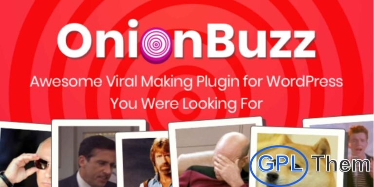 OnionBuzz – Viral Quiz Maker Plugin for WordPress Easily create engaging BuzzFeed-style quizzes on your WordPress site with OnionBuzz. This powerful quiz builder helps you drive traffic, boost engagement, and increase shares by adding viral content like personality tests, trivia, and polls.