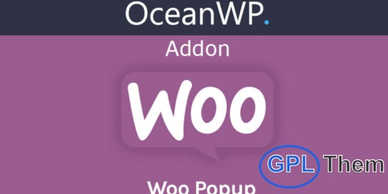 OceanWP – Ocean Woo Popup Plugin for WordPress Enhance your WooCommerce store with Ocean Woo Popup, a lightweight WordPress plugin designed to improve the shopping experience. This powerful extension triggers a sleek and customizable popup whenever a user clicks the Add to Cart button on a product.