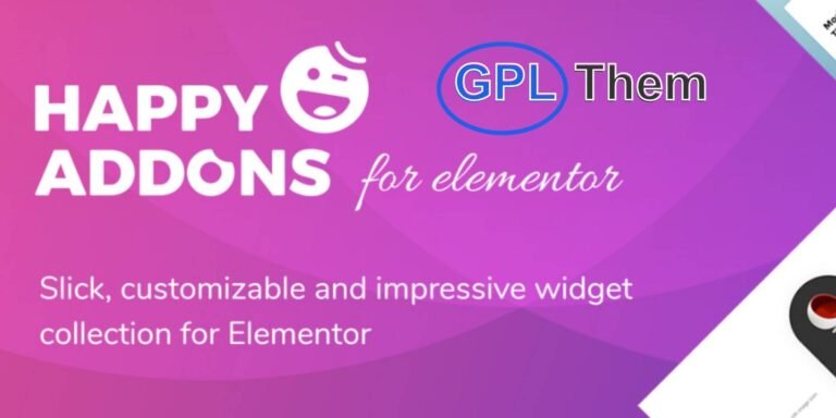 Happy Addons Pro for Elementor – The Ultimate Elementor Widgets Plugin Happy Addons Pro is the perfect companion for Elementor, designed to bring your creative web design ideas to life—no coding required. Whether you're a beginner or a professional, this powerful toolkit unlocks next-level features that help you build stunning, dynamic, and highly interactive WordPress websites with ease.