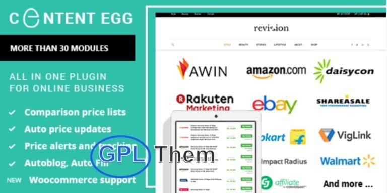 Content Egg – All-in-One WordPress Plugin for Affiliate Marketing, Price Comparison & Deals Content Egg is the ultimate WordPress plugin for building high-converting affiliate websites, price comparison platforms, and deal or review sites. Packed with powerful integrations and features, it helps you easily monetize your content with product data, affiliate links, and dynamic pricing from top networks.