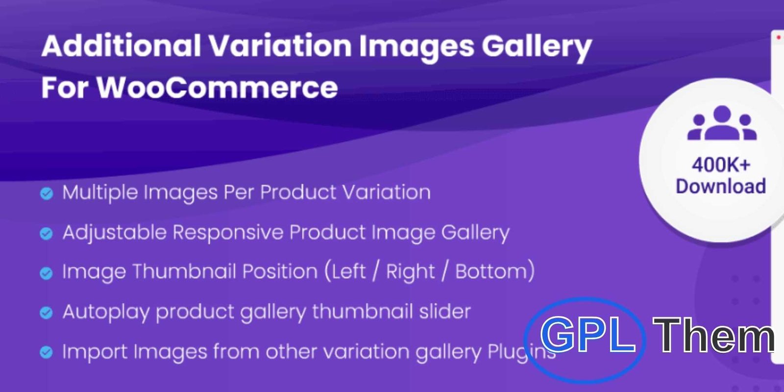 WooCommerce Additional Variation Images WooCommerce Additional Variation Images – WordPress Plugin Enhance your product pages with the WooCommerce Additional Variation Images plugin. This powerful extension lets you add multiple gallery images for each variation of a variable product, offering a richer shopping experience.