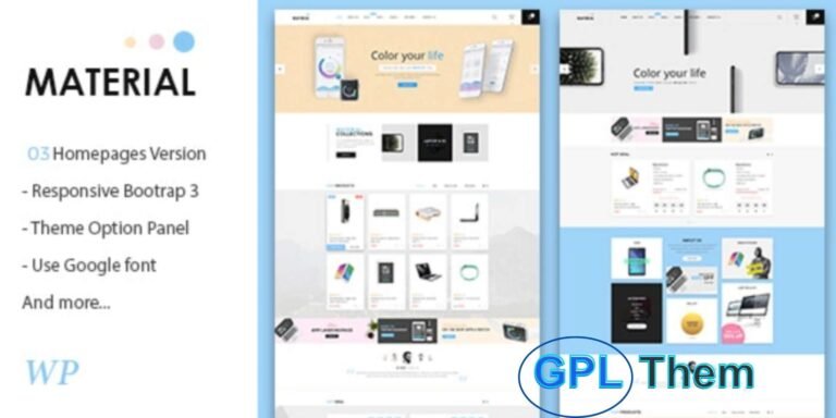 Material – Advanced White Label WordPress Admin Theme Material Admin is one of the most powerful and polished white label WordPress admin themes available. Perfect for developers, agencies, and freelancers, it allows you to completely transform the WordPress dashboard with custom branding, layouts, colors, and more—without touching core files.