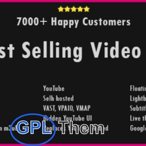 Elite Video Player – Responsive & Customizable WordPress Video Plugin Elite Video Player is a premium, fully responsive, and highly customizable video player plugin for WordPress. Designed for modern websites, it supports a wide range of video sources, including YouTube (single videos, playlists, and channels), Vimeo, self-hosted MP4 files, Google Drive, Dropbox, Amazon S3, and even HLS (m3u8) livestreams.