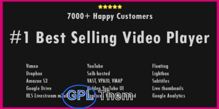 Elite Video Player – Responsive & Customizable WordPress Video Plugin Elite Video Player is a premium, fully responsive, and highly customizable video player plugin for WordPress. Designed for modern websites, it supports a wide range of video sources, including YouTube (single videos, playlists, and channels), Vimeo, self-hosted MP4 files, Google Drive, Dropbox, Amazon S3, and even HLS (m3u8) livestreams.