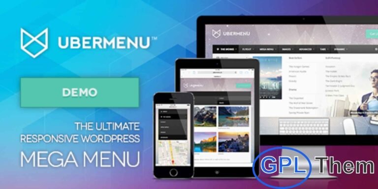 UberMenu – Responsive Mega Menu Plugin for WordPress UberMenu is a fully responsive, feature-rich mega menu plugin for WordPress that lets you create advanced, highly customizable navigation menus with ease. Seamlessly integrating with the native WordPress menu system, it’s easy to set up and powerful enough to build creative, multi-level menu layouts.