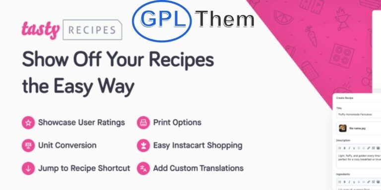 Tasty Recipes – The Ultimate WordPress Recipe Plugin for Food Bloggers Tasty Recipes is a feature-rich WordPress plugin designed specifically for food bloggers who want to share beautiful, SEO-optimized recipes with ease. It offers everything you need to create visually appealing recipe cards that are fully responsive, printable, and compliant with schema.org for rich search results.