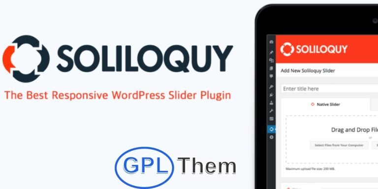 Soliloquy – Responsive WordPress Slider Plugin Made Easy Soliloquy is a powerful and easy-to-use WordPress slider plugin that lets you create stunning, fully responsive image and video sliders in just minutes. Built for performance and flexibility, it’s perfect for blogs, business websites, portfolios, and eCommerce stores.