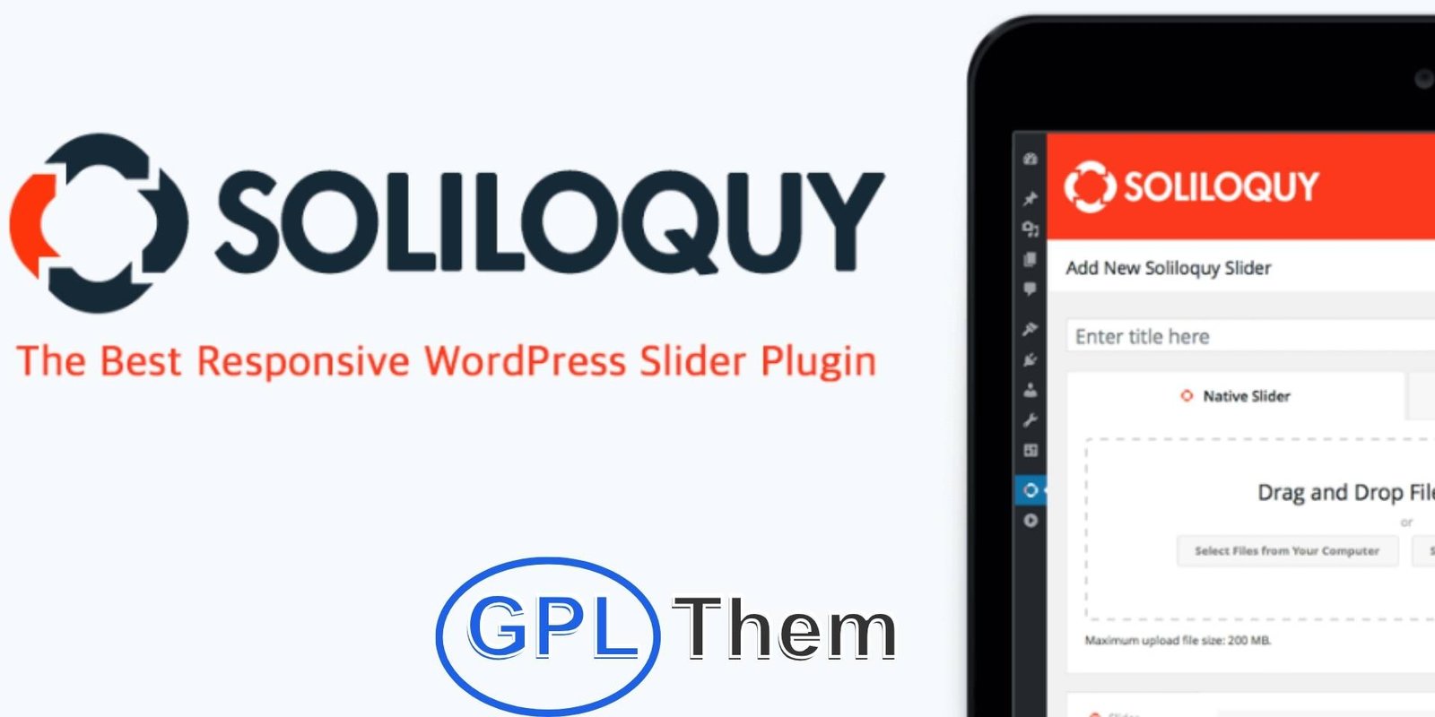 Soliloquy – Best Responsive WordPress Slider Plugin + Addons Soliloquy – Responsive WordPress Slider Plugin Made Easy Soliloquy is a powerful and easy-to-use WordPress slider plugin that lets you create stunning, fully responsive image and video sliders in just minutes. Built for performance and flexibility, it’s perfect for blogs, business websites, portfolios, and eCommerce stores.