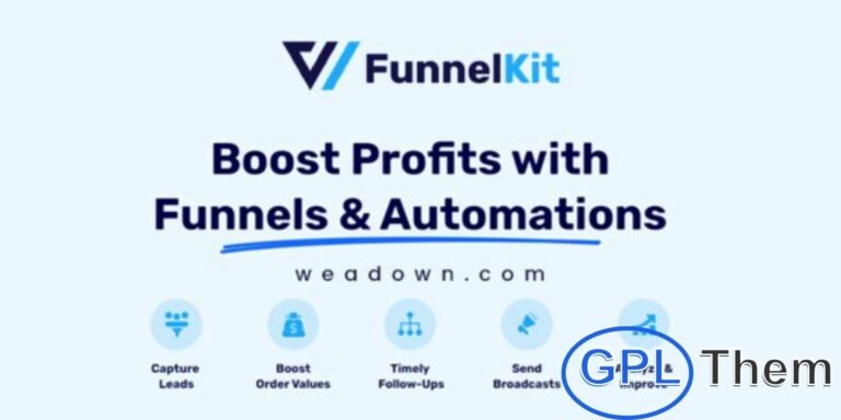 FunnelKit Funnel Builder Pro – Boost Sales & Retention with Smart WooCommerce Automation FunnelKit Funnel Builder Pro is a powerful marketing automation tool for WooCommerce that helps you maximize conversions, recover abandoned carts, and increase customer retention. With advanced features like Abandoned Cart Recovery, Post-Purchase Follow-Up Emails, and beautifully designed email newsletters, you can engage shoppers at every stage of their journey.