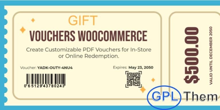 WooCommerce PDF Vouchers – Generate and Redeem Printable Vouchers with Ease WooCommerce PDF Vouchers is a powerful WordPress plugin that lets you create and sell unlimited printable vouchers directly from your online store. Whether you're running a local business, offering services, or hosting events, this plugin is the ideal solution for selling redeemable voucher codes for in-store use or digital experiences.