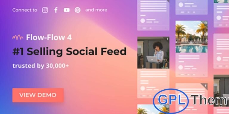 Social Stream for WordPress – Integrate Facebook, Instagram, Twitter, YouTube & More Flow-Flow Social Stream is a powerful and responsive WordPress plugin that lets you seamlessly integrate feeds from Facebook, Instagram, Twitter, YouTube, RSS, and even WordPress posts—all into one stunning grid gallery or widget.