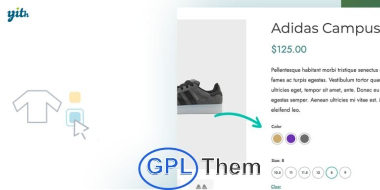 YITH WooCommerce Color and Label Variations – Enhance Variable Products with Visual Swatches Transform the way customers interact with your variable products using YITH WooCommerce Color and Label Variations. This premium plugin replaces the standard dropdown menus with interactive color swatches, text labels, and custom images, making product variations more visually engaging and easier to navigate.