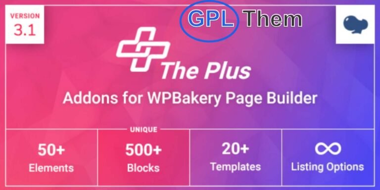 The Plus Addons for WPBakery Page Builder – Ultimate Addon Pack for WordPress The Plus Addons for WPBakery Page Builder (formerly Visual Composer) is a feature-rich WordPress plugin that brings together a powerful collection of creative and fully customizable elements designed to elevate your website design. Crafted with precision and attention to detail, this addon pack offers advanced functionality and sleek design options, making it the perfect enhancement for any WPBakery-powered site.